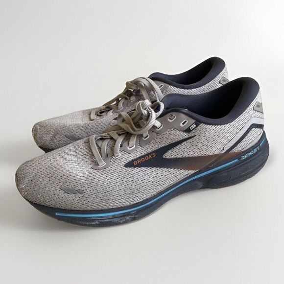 Brooks Ghost 13 Gray Athletic Running Sneakers Men’s Size 11 - 1103931D141 *READ - Picture 1 of 16